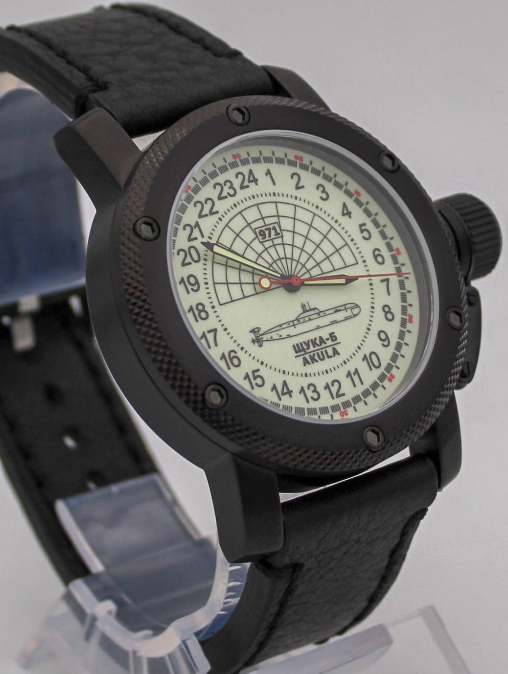 Часы 971 Щука-Б (Акула), механизм Восток 2415.01