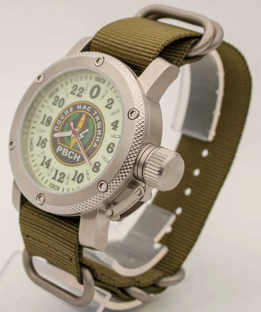 Часы наручные РВСН механические 160.21, Механизм Ракета 2623 