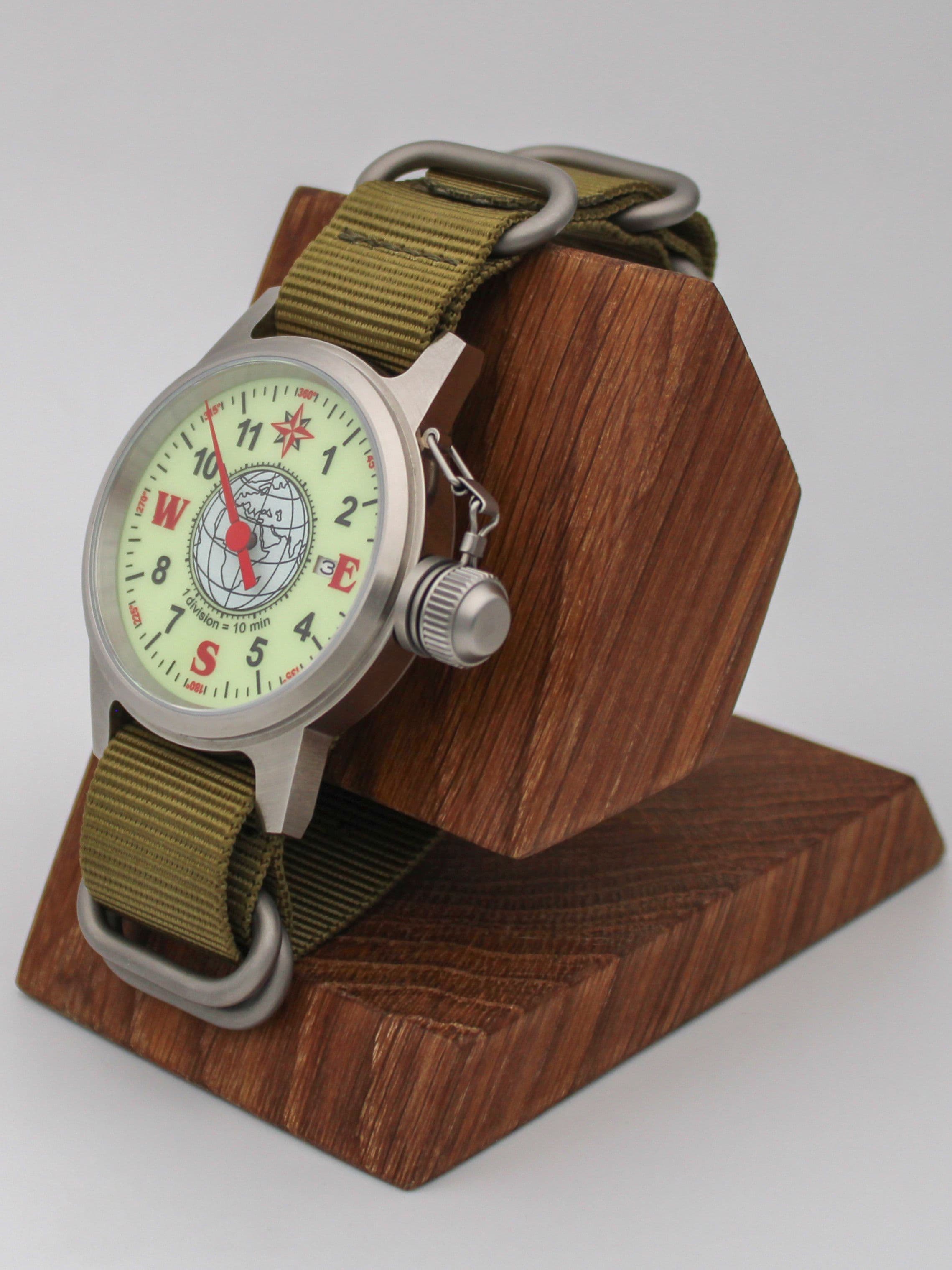 Часы Компас однострелочные механические с автоподзаводом (Seiko NH35A) 45.184.21