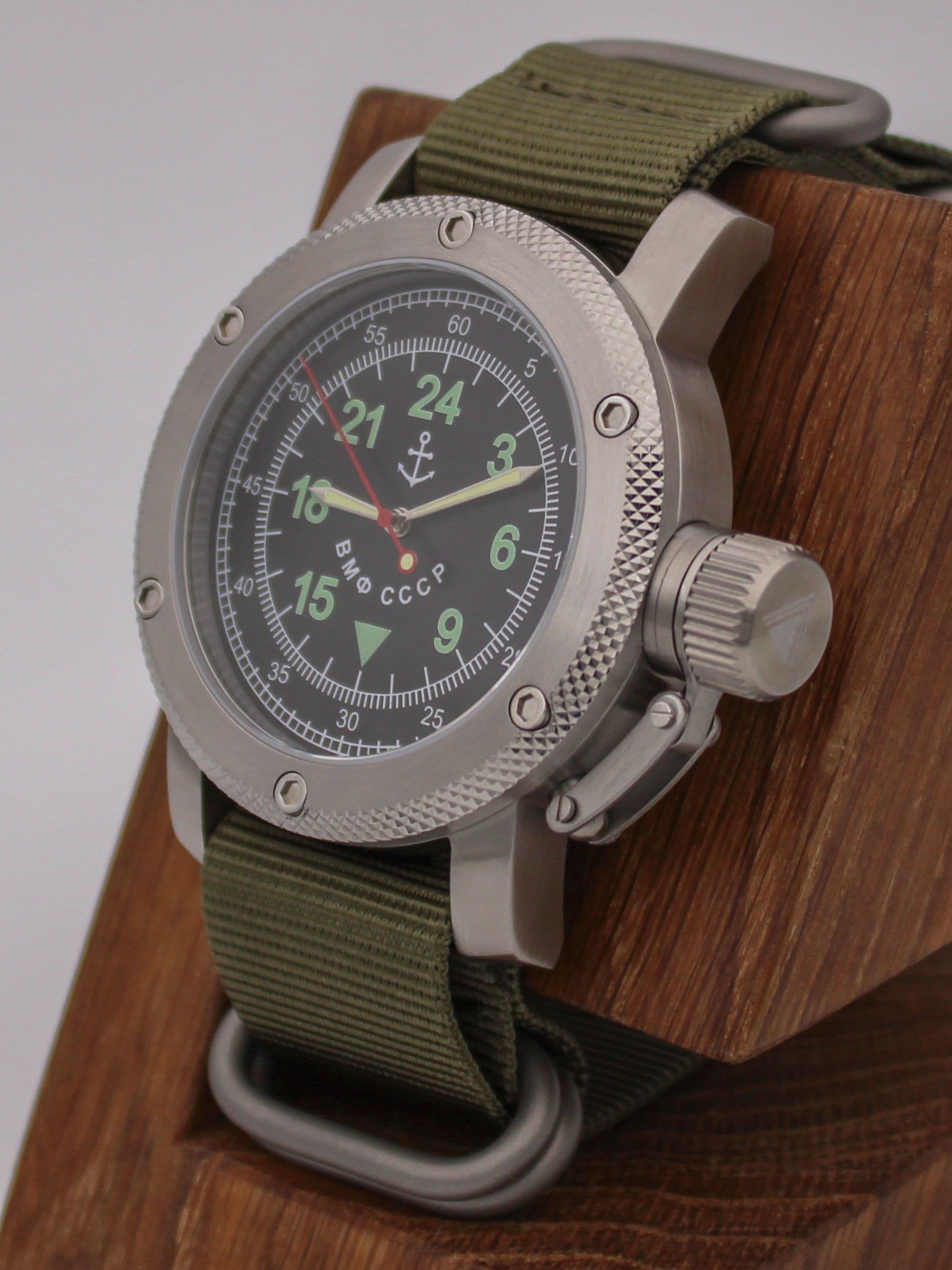 Часы ВМФ СССР механические с автоподзаводом (Восток 2431) 01.014.21