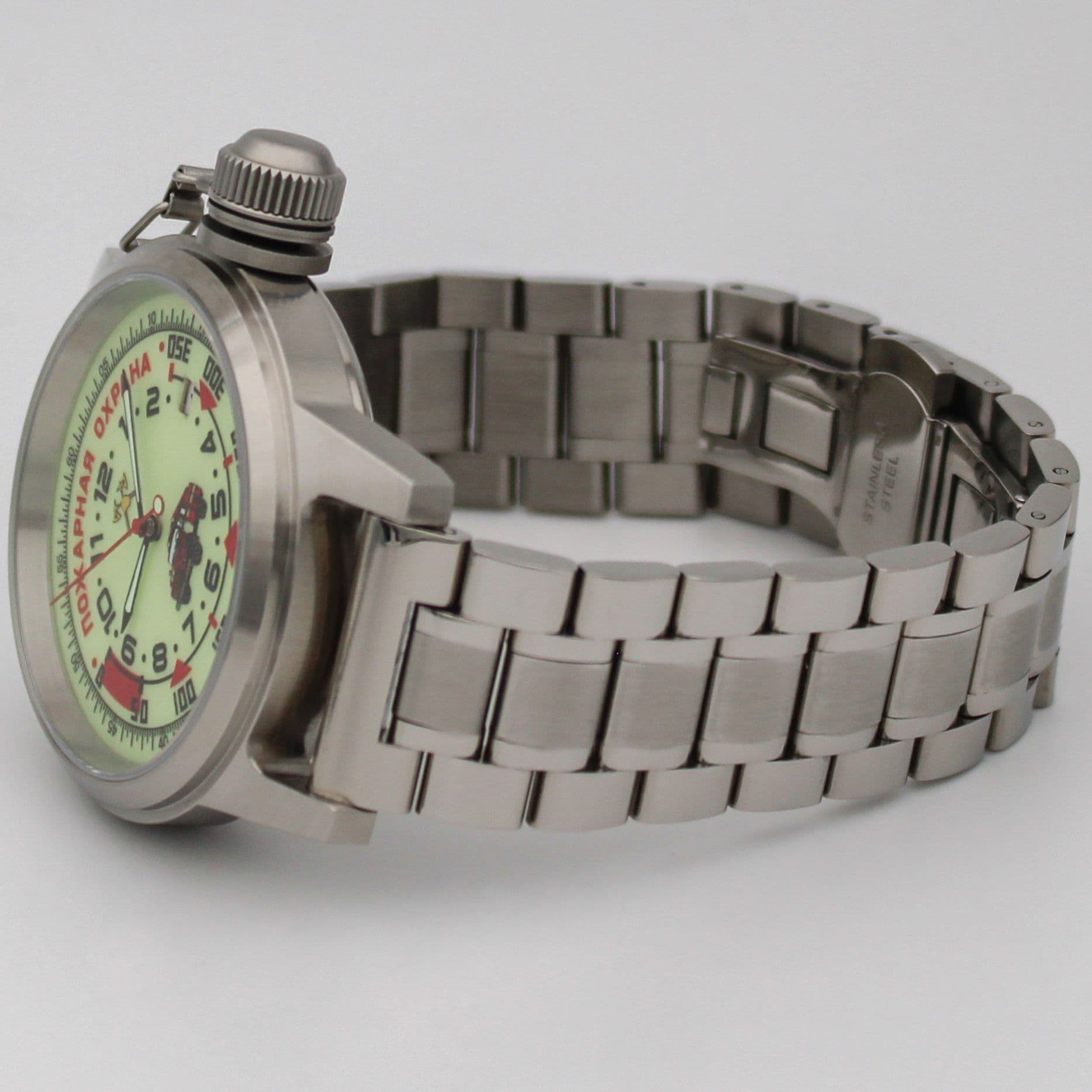 Часы Пожарная охрана (ЗИЛ) механические с автоподзаводом (Seiko NH35A) 45.330.2