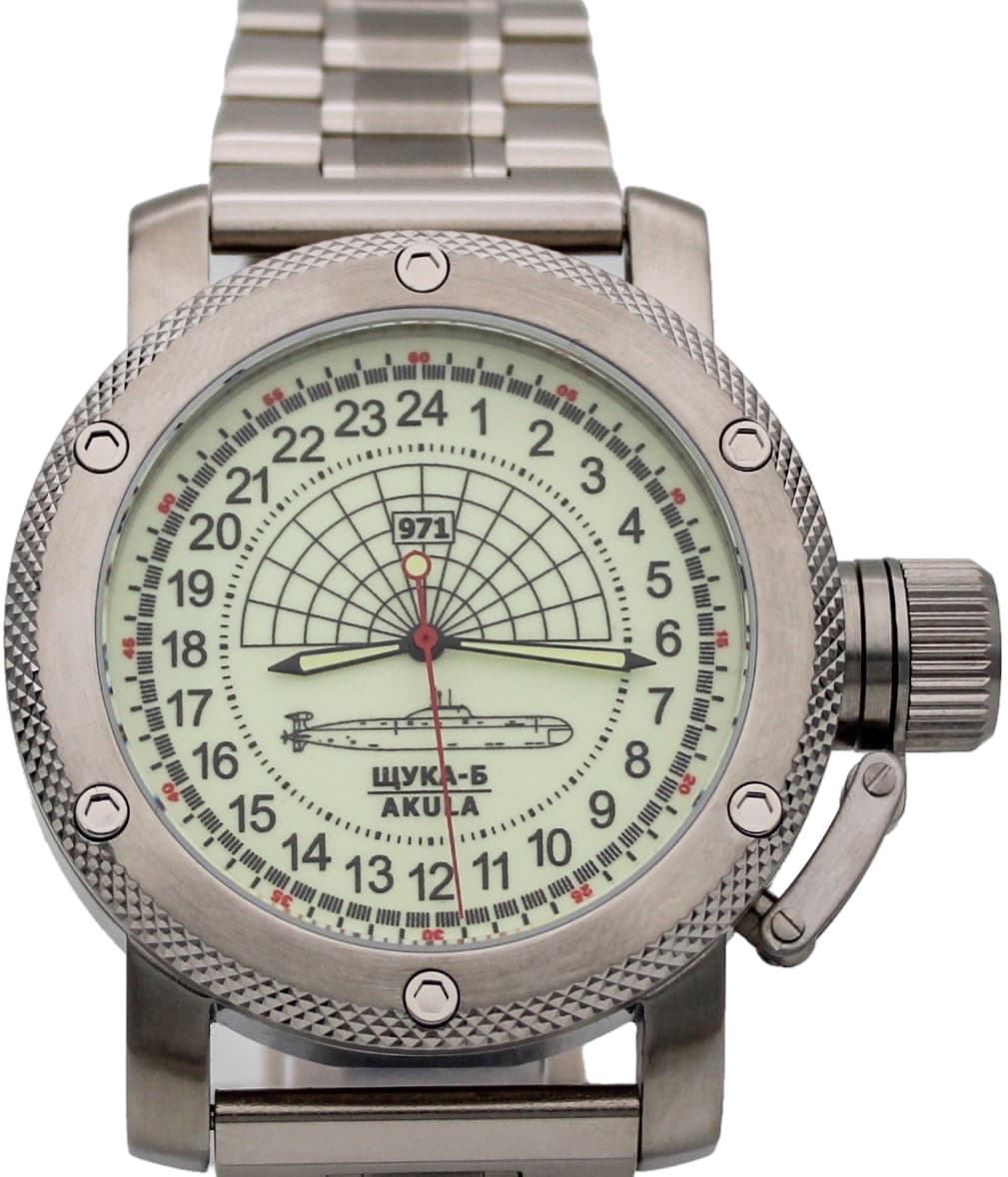 Часы 971 Щука-Б (Акула), механизм Восток 2415.01