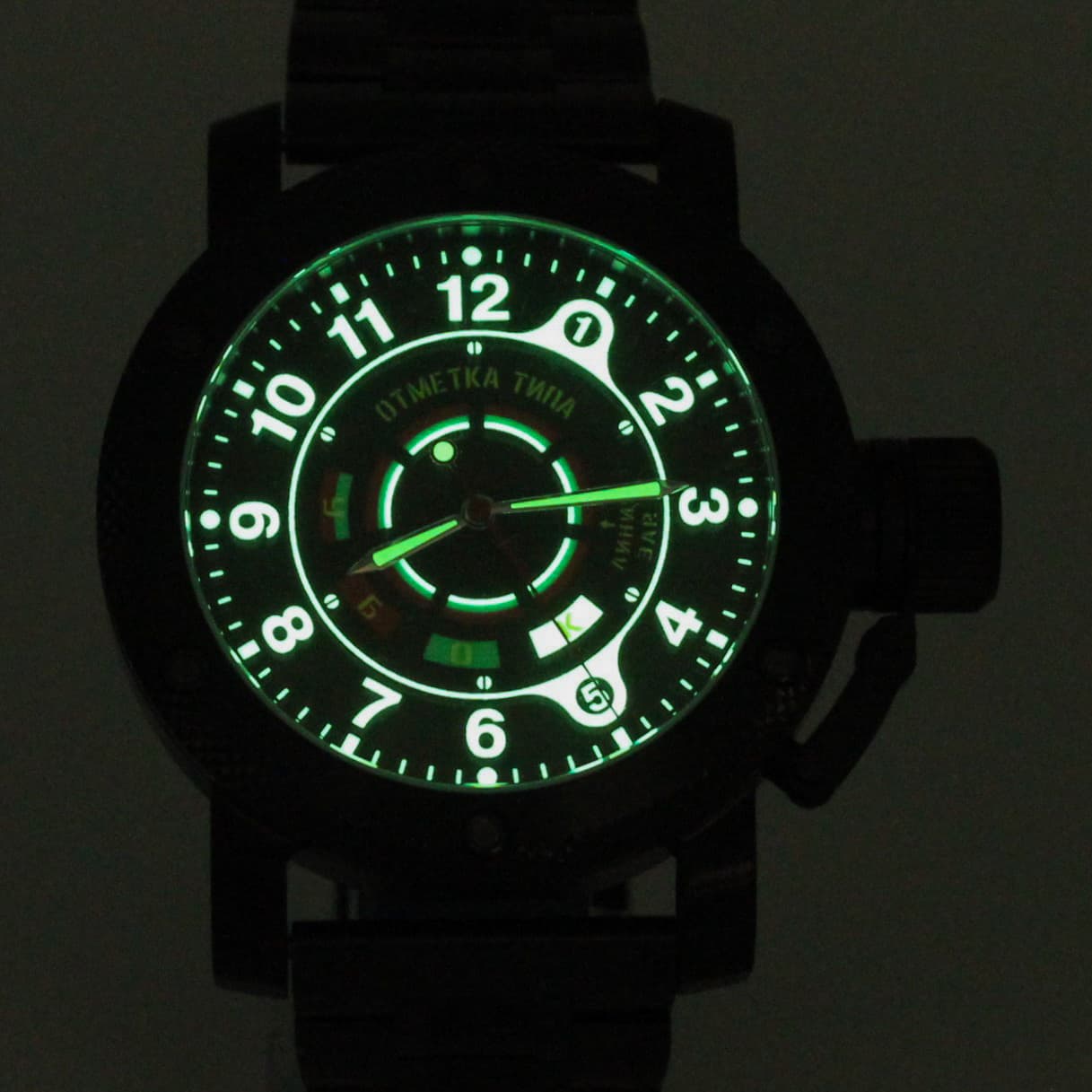 Часы Танковые войска (Отметка типа У.Б.О.К.), механизм Восток 2415.01