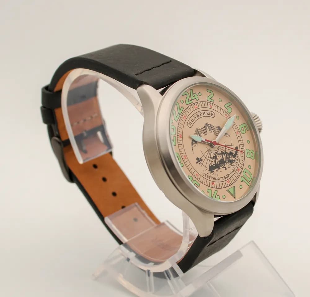 Часы Полярные "Северный Ледовитый океан" 11.227.01 механические, механизм Восток 2423 