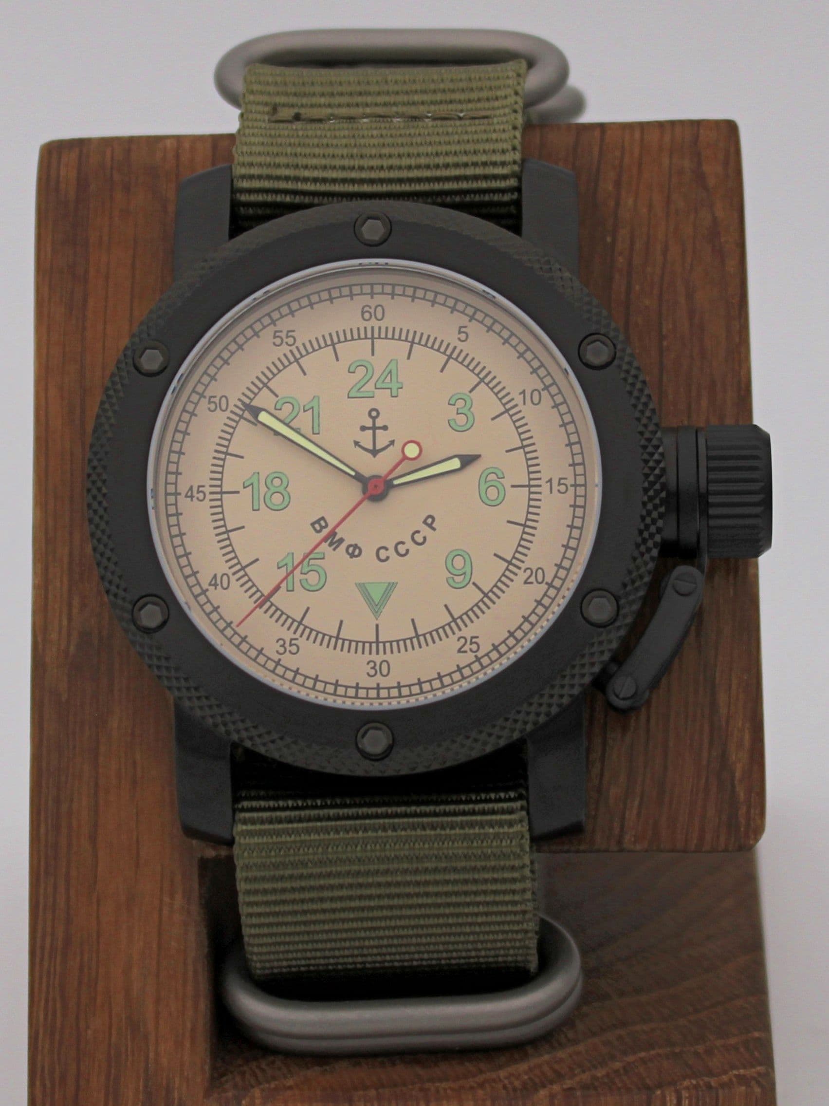 Часы ВМФ СССР механические с автоподзаводом (Восток 2431) 101.012.21