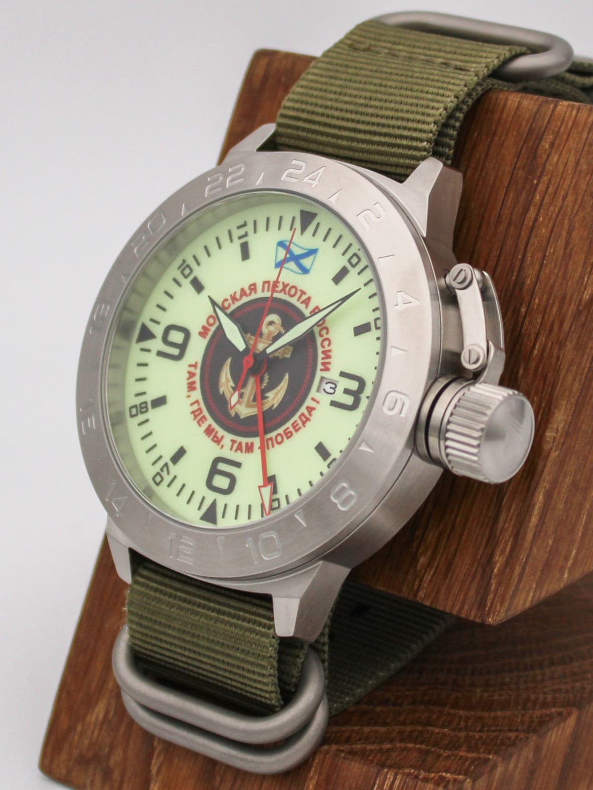 Часы Морская пехота механические с автоподзаводом (Seiko NH34A) 52.166.21