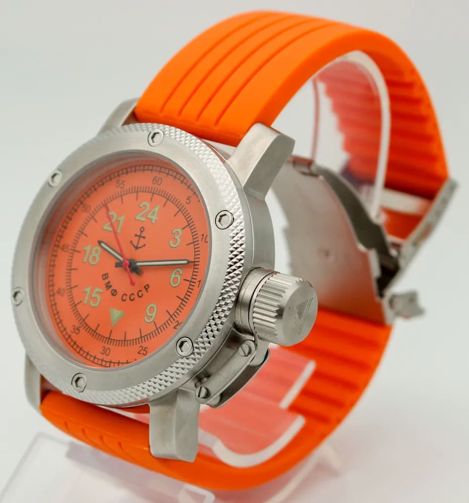 Часы ВМФ СССР механические 013.15 механизм Ракета 2623