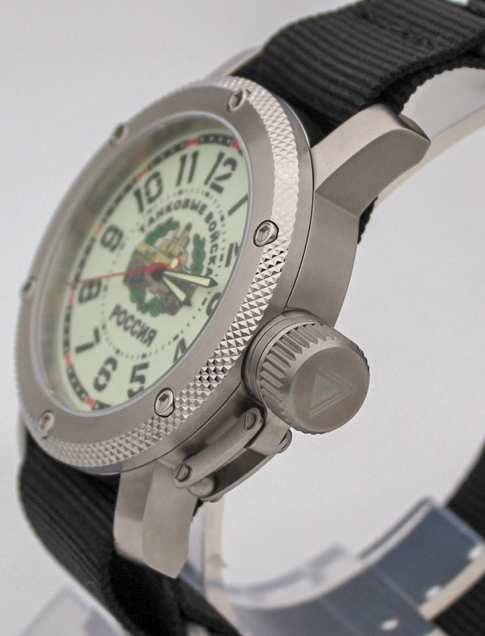 Часы Танковые войска РОССИЯ, механизм Восток 2415.01