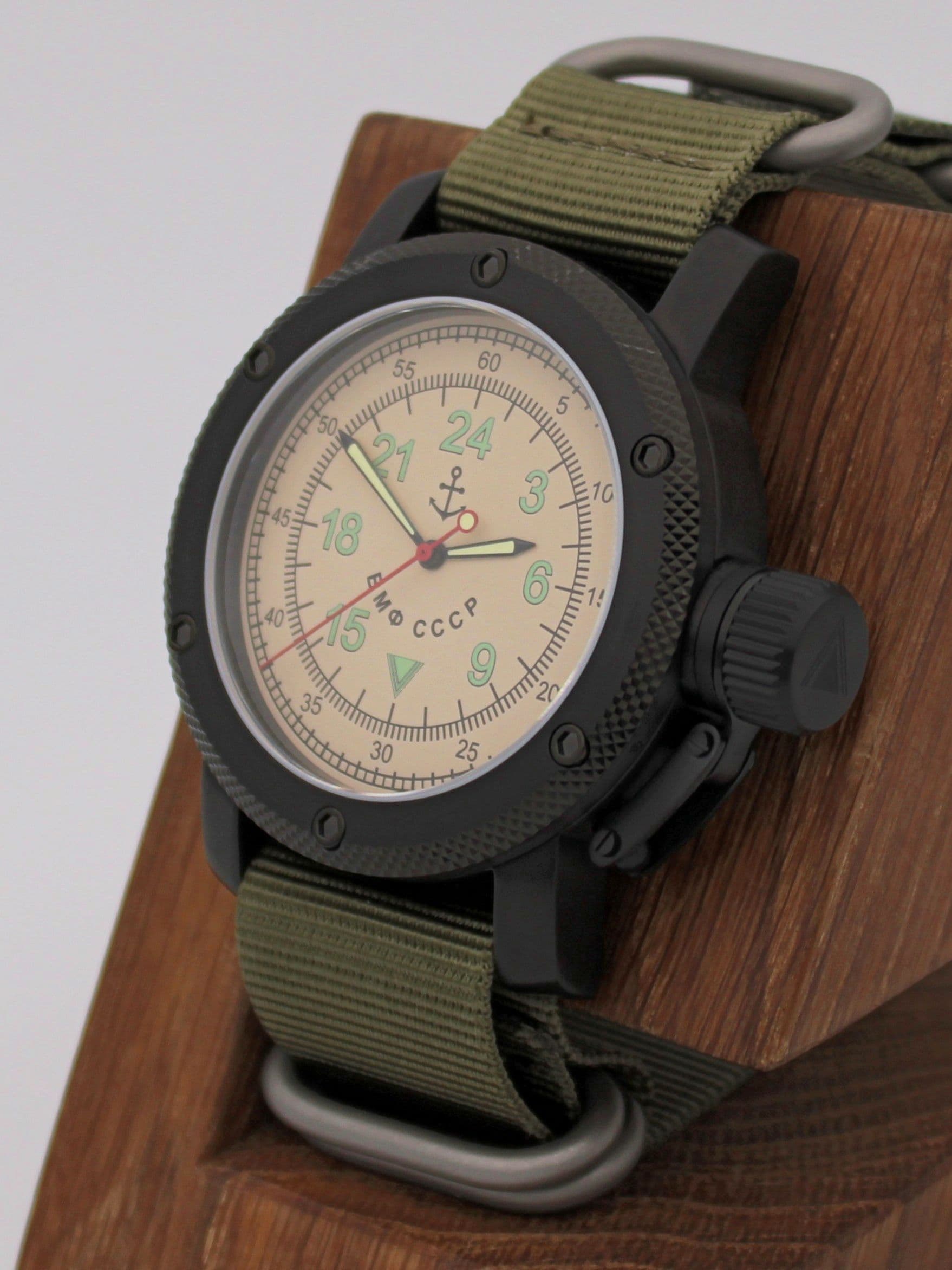 Часы ВМФ СССР механические с автоподзаводом (Восток 2431) 101.012.21