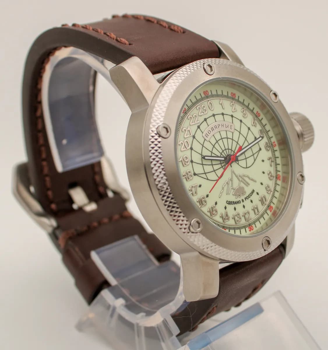Часы Полярные механические с автоподзаводом (сапфировое стекло) 1130.02,  механизм Восток 2431