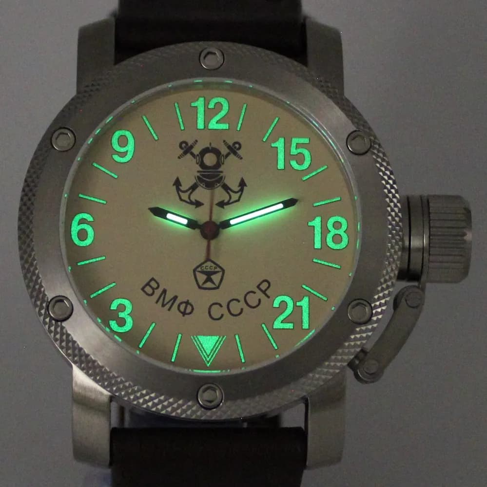 Часы ВМФ СССР механические 022.02 механизм Ракета 2623