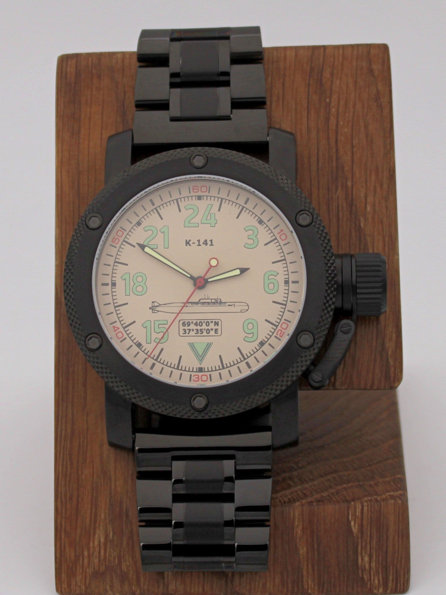 Часы К-141 / Курск (Oscar-II) механические с автоподзаводом (Восток 2431) 101.087.1