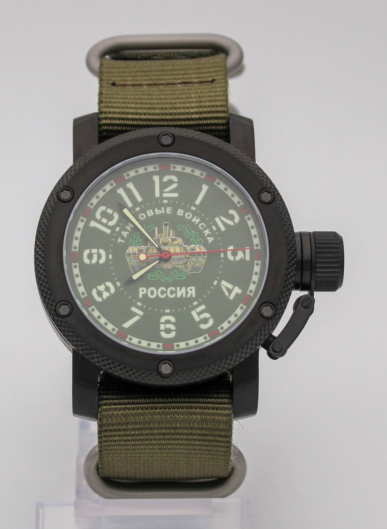 Часы Танковые войска РОССИЯ, механизм Восток 2415.01