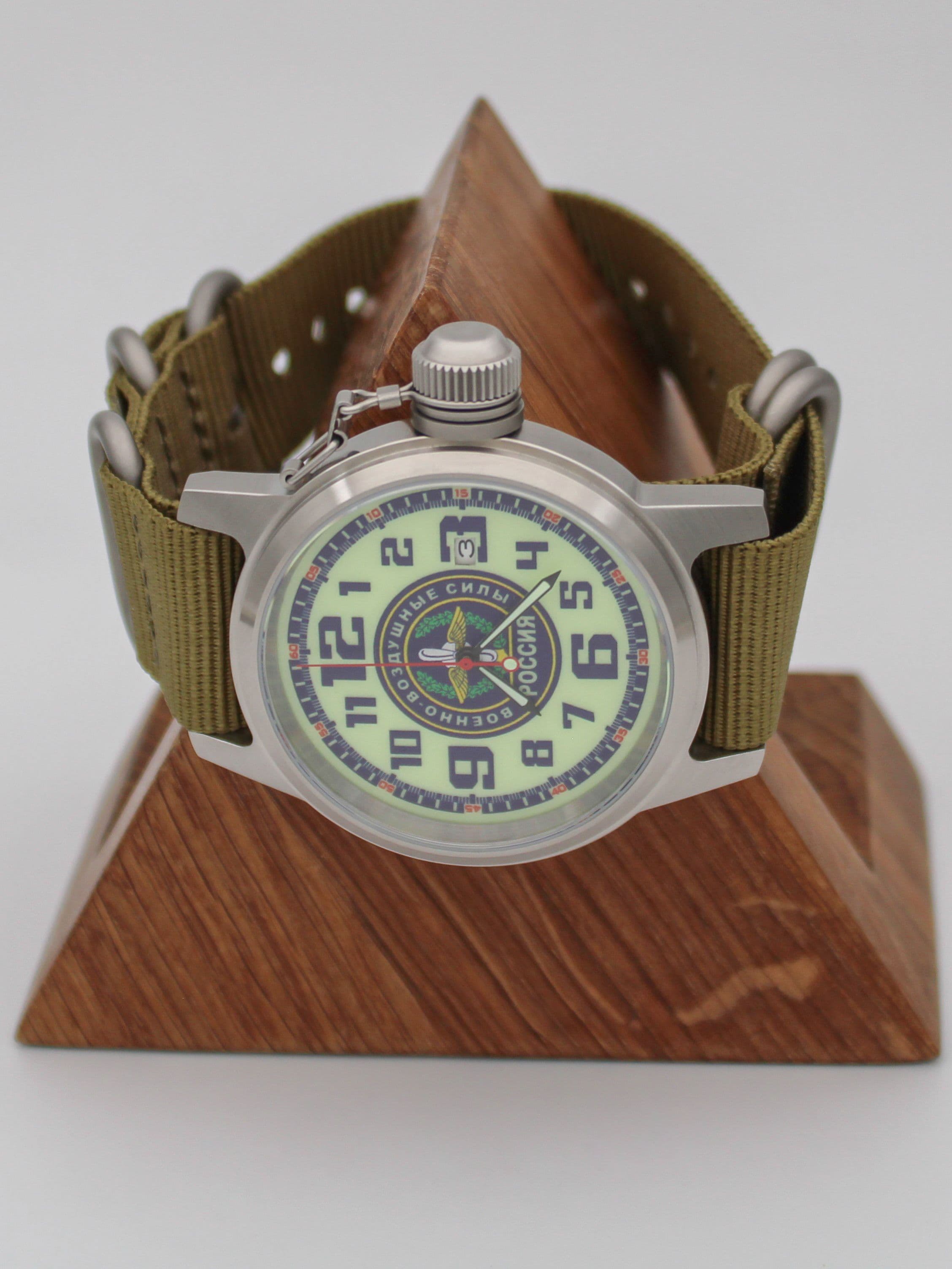 Часы ВВС механические с автоподзаводом (Seiko NH35A) 45.208.21