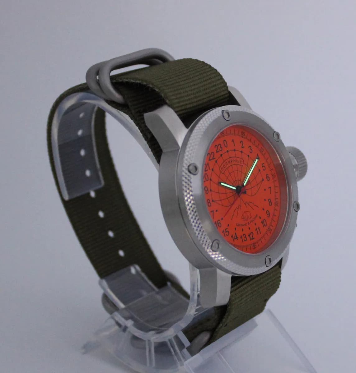 Часы Полярные механические с автоподзаводом (сапфировое стекло) 1132.21,  механизм Восток 2431