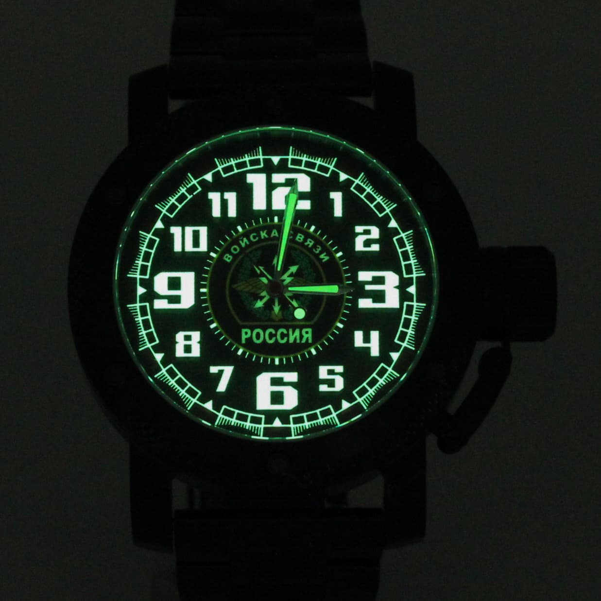 Часы ВОЙСКА СВЯЗИ РОССИИ, механизм Восток 2415.01
