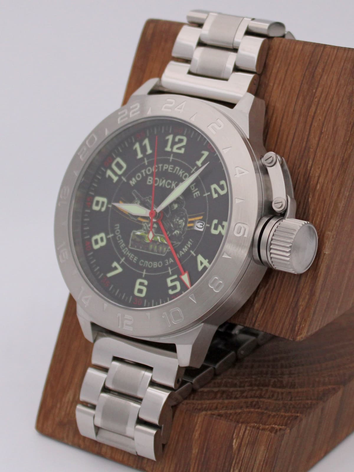 Часы Мотострелковые войска механические с автоподзаводом (Seiko NH34A) 52.286.2