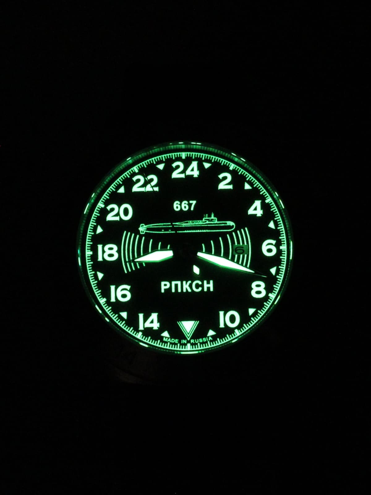 Часы 667 РПКСН кварцевые (Ronda 515.24H) Q52.039.01