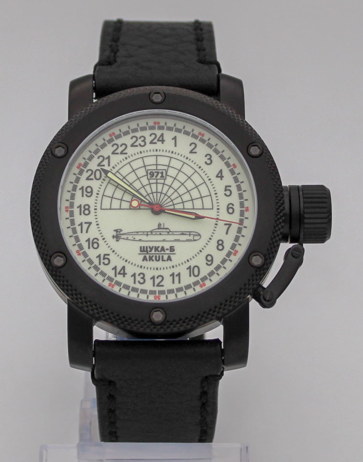 Часы 971 Щука-Б (Акула), механизм Восток 2415.01
