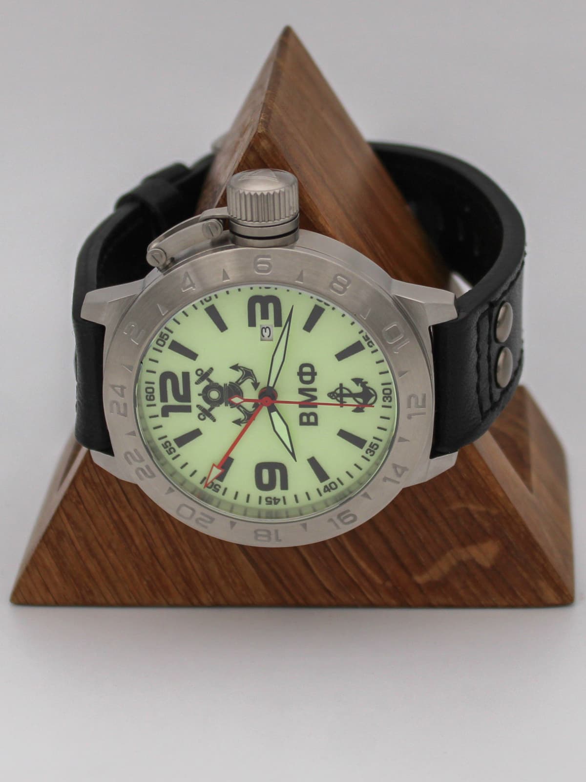 Часы ВМФ механические с автоподзаводом (Seiko NH34A) 52.025.01