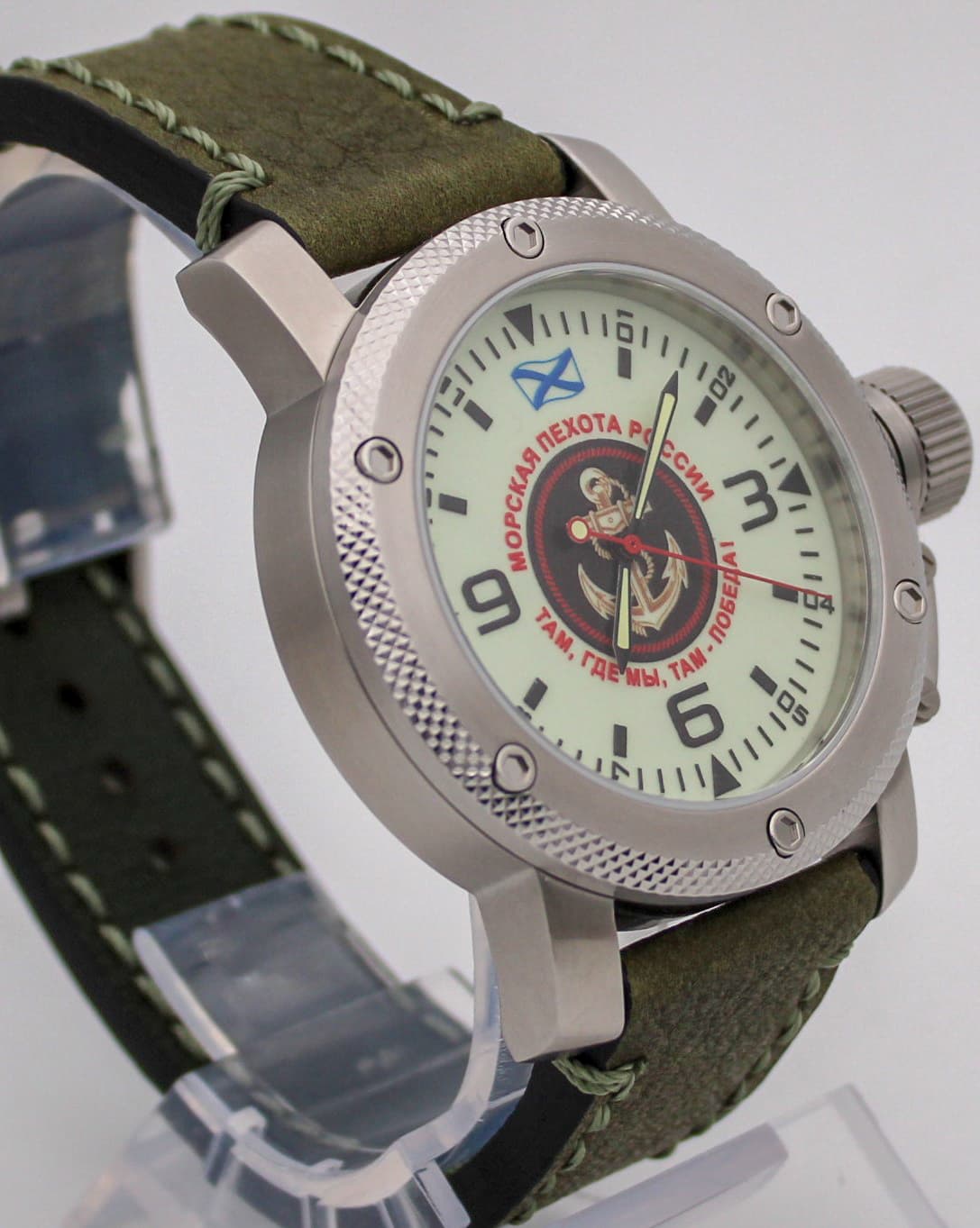 Часы Морская пехота России / там,где мы,там-победа! механизм Восток 2415.01