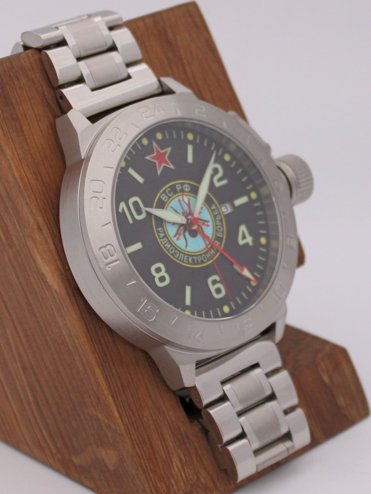 Часы Войска РЭБ механические с автоподзаводом (Seiko NH34A) 52.276.2