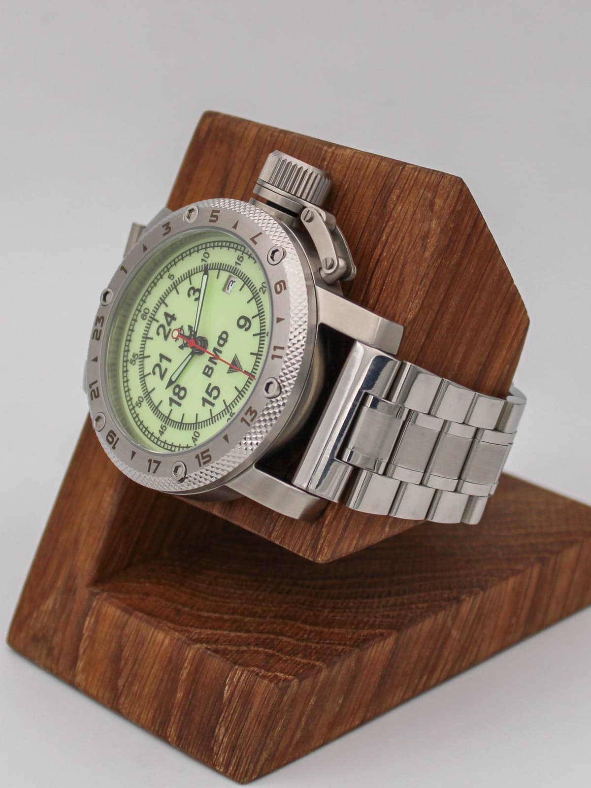 Часы ВМФ кварцевые (Ronda 515.24H) Q47.030.2