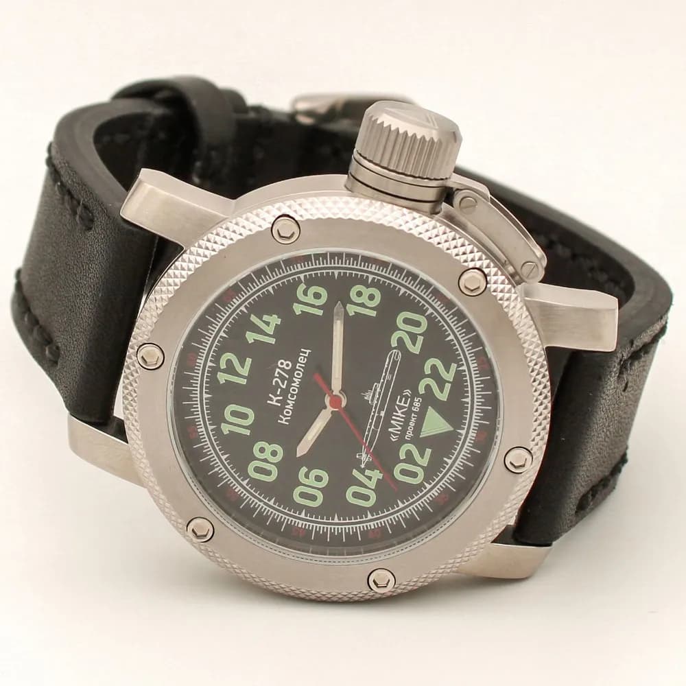 Часы К-278 / Комсомолец (Mike) механические 044.01механизм Ракета 2623