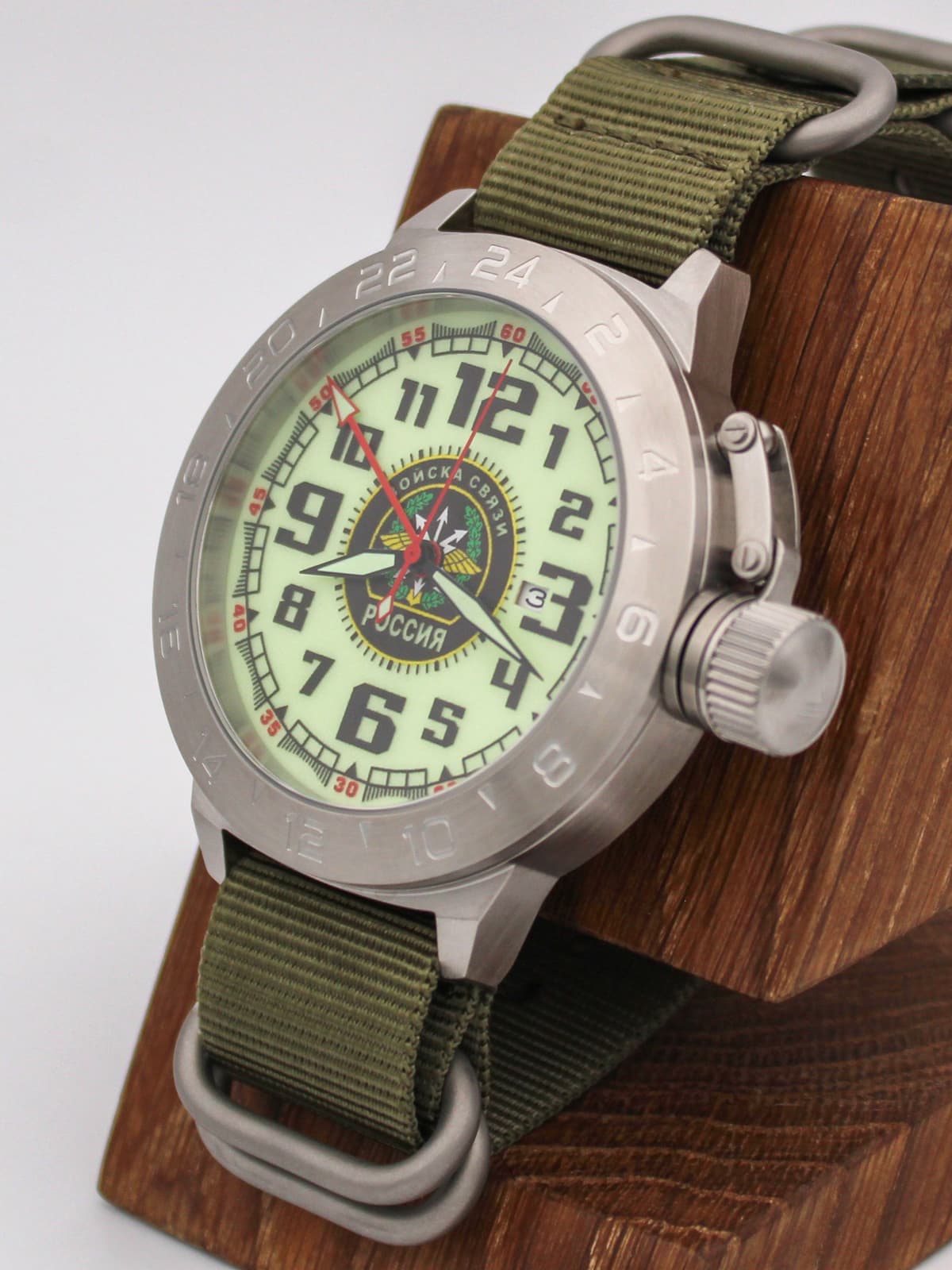 Часы Войска связи механические с автоподзаводом (Seiko NH34A) 52.196.21