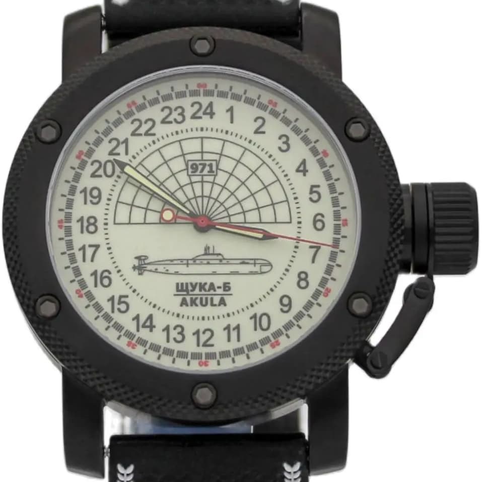 Часы 971 Щука-Б (Акула), механизм Восток 2415.01