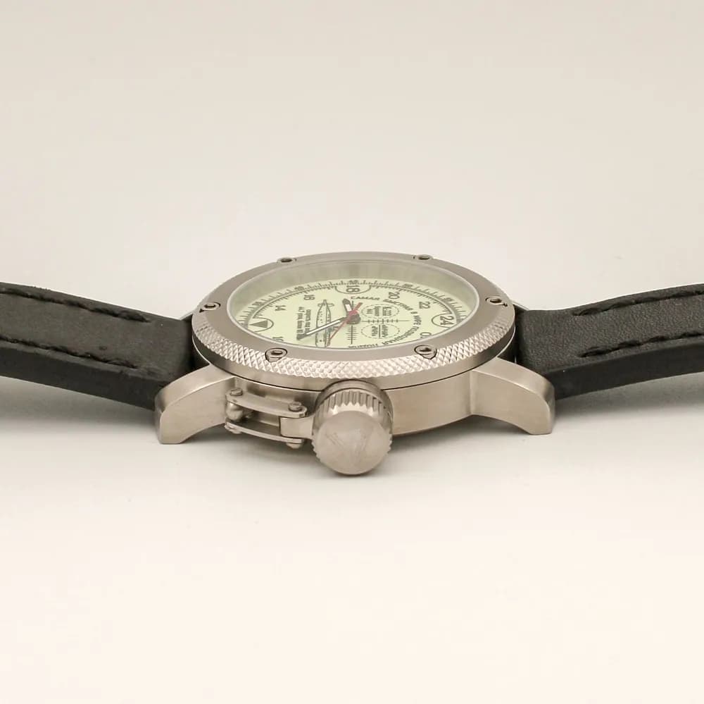 Часы К-222 / Анчар (Papa) механические с автоподзаводом (сапфировое стекло) 1035.01 механизм Восток 2431