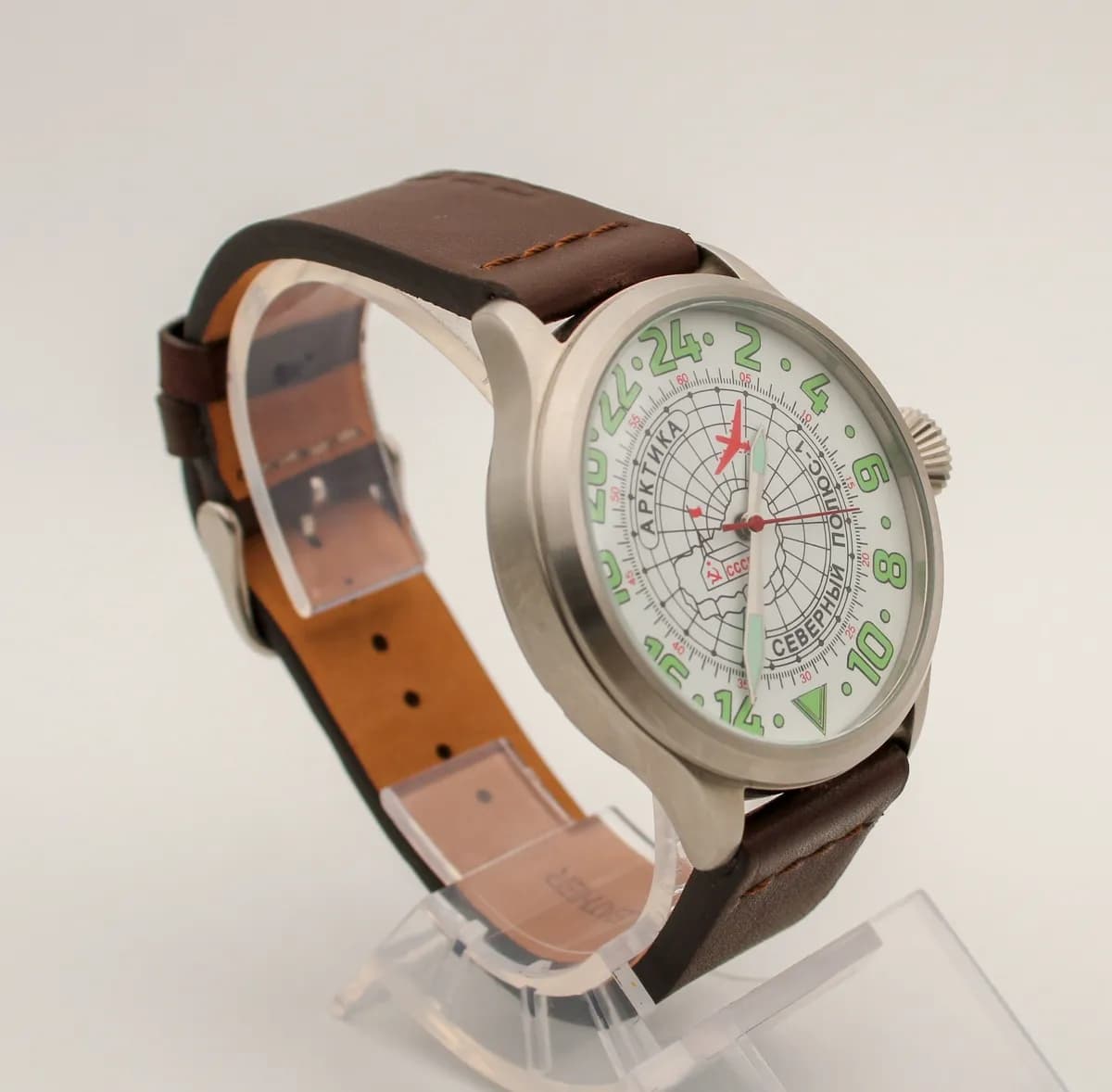 Часы наручные Полярные, механические Арктика "Северный Полюс-1", 11.220.02 ,  механизм Восток 2423