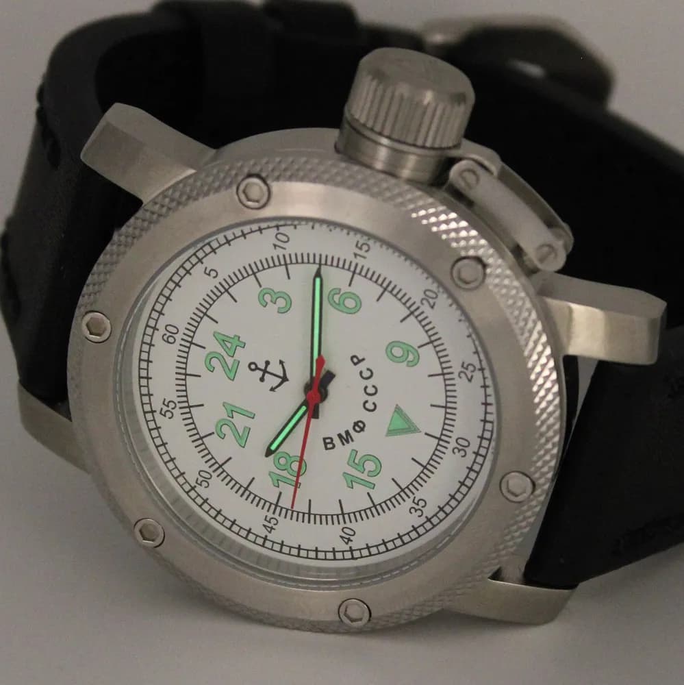 Часы ВМФ СССР механические 011.01 механизм Ракета 2623