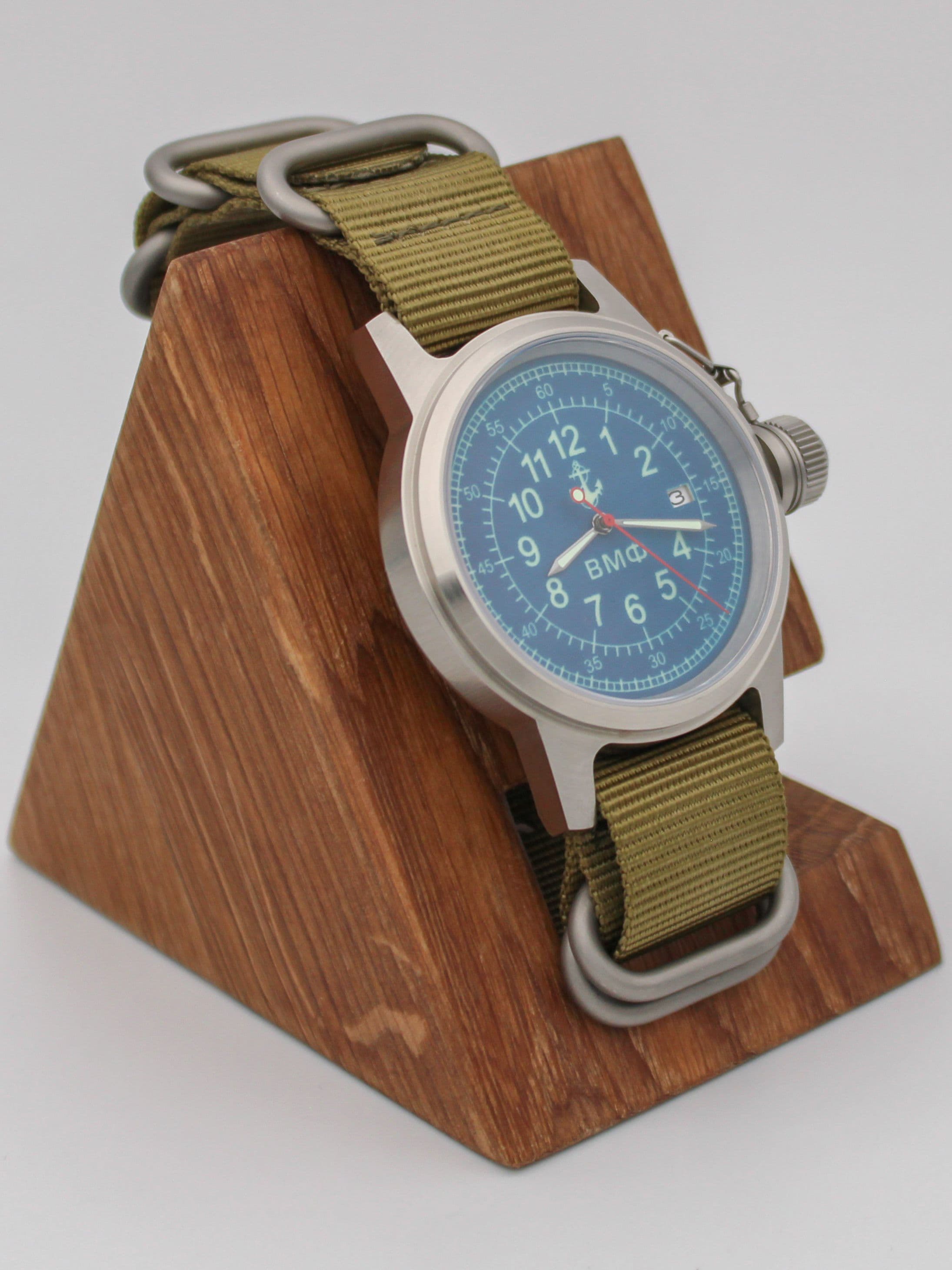 Часы ВМФ механические с автоподзаводом (Seiko NH35A) 45.322.21