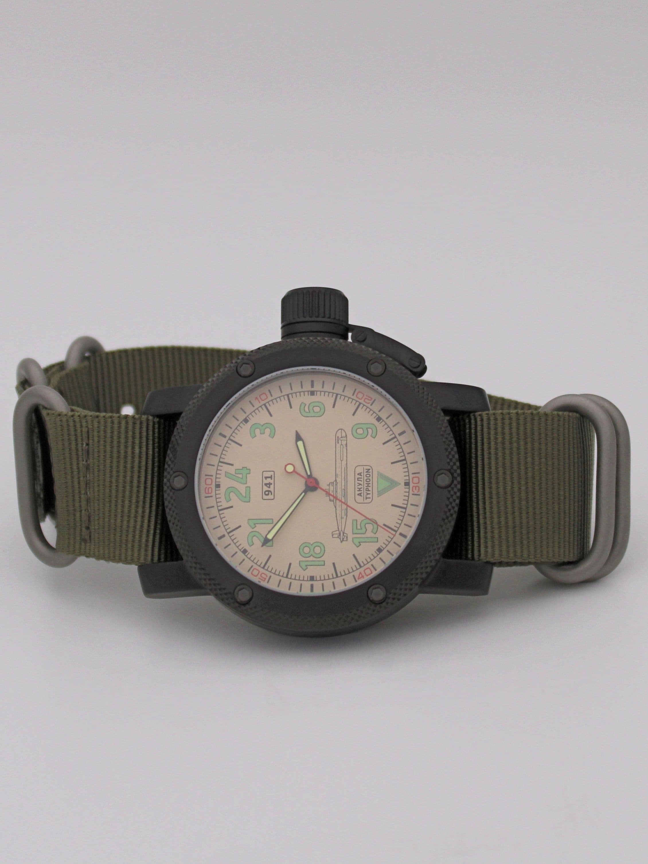 Часы 941 / Акула (Typhoon) механические с автоподзаводом (Восток 2431) 101.052.21