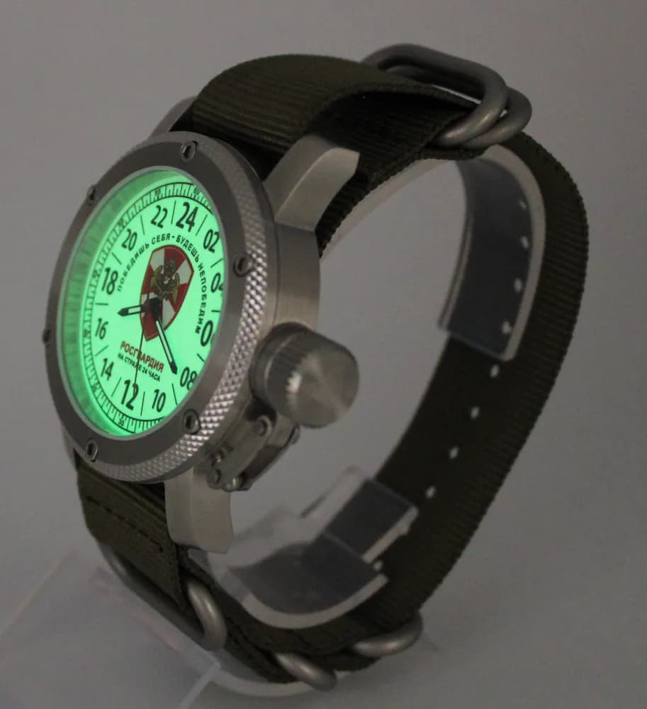 Часы наручные Росгвардия 163.21 механические, механизм Ракета 2623 Н