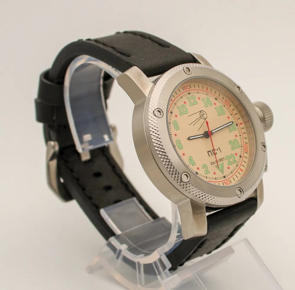 Часы "Простейший Спутник-1" 1122.01 механические с автоподзаводом (сапфировое стекло), механизм Восток 2431