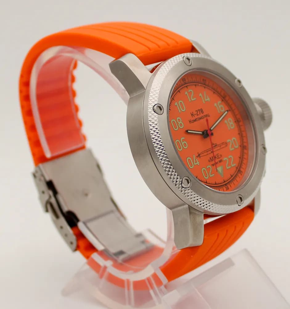 Часы К-278 / Комсомолец (Mike) 1043.15 механические с автоподзаводом (сапфировое стекло), механизм Восток 2431