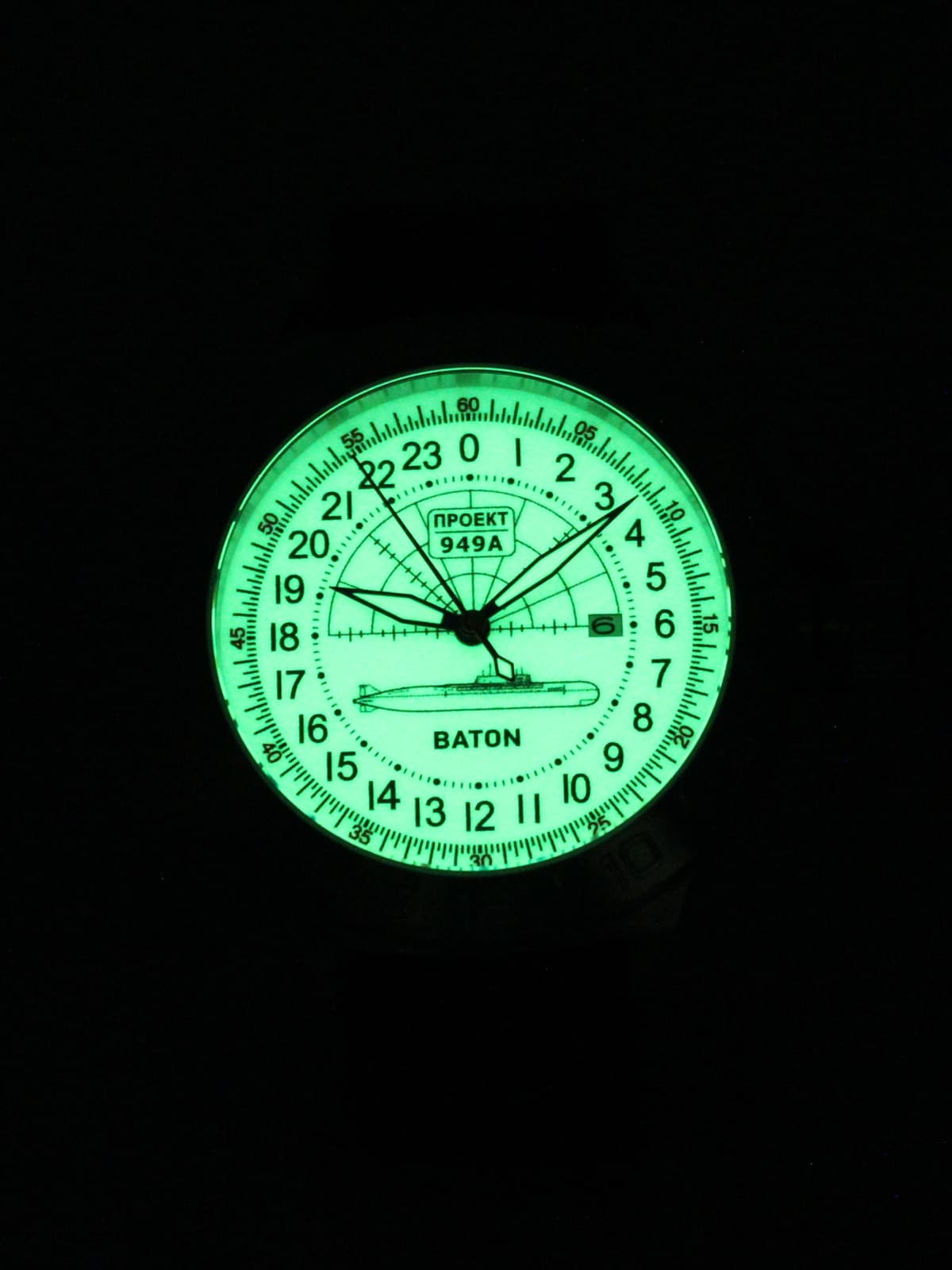 Часы 949А / Baton кварцевые (Ronda 515.24H) Q52.046.21