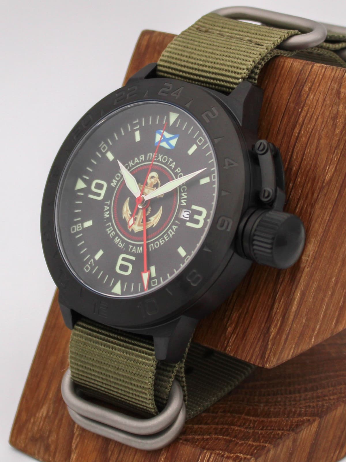 Часы Морская пехота механические с автоподзаводом (Seiko NH34A) 152.167.21