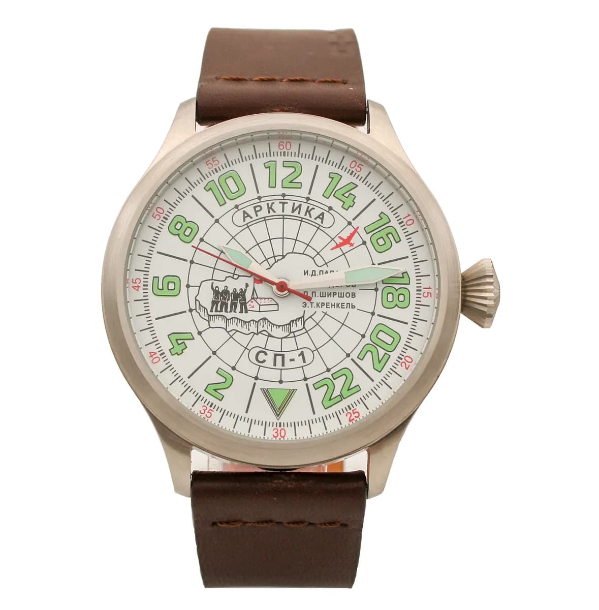 Часы наручные Полярные, механические Арктика "Северный Полюс-1", 11.223.02 ,  механизм Восток 2423