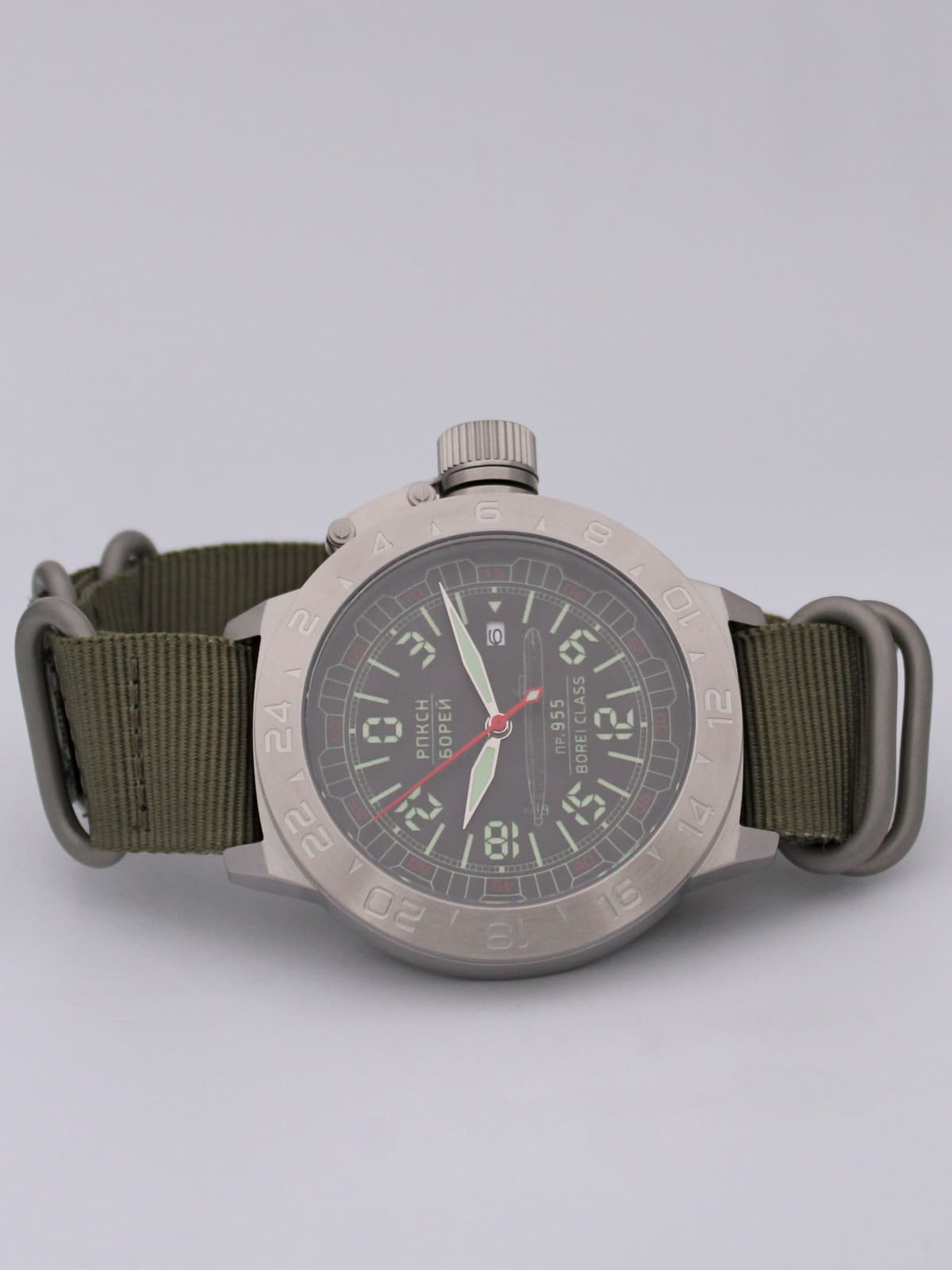 Часы РПКСН 955 Борей (Borei class) механические с автоподзаводом (Seiko NH34A) 52.191.21