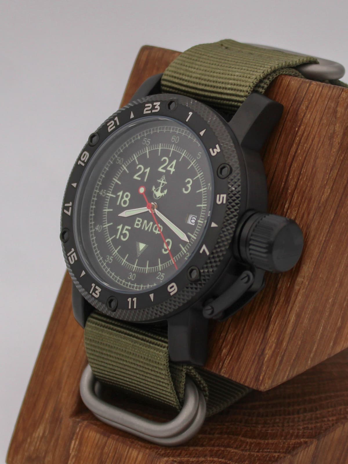 Часы ВМФ кварцевые (Ronda 515.24H) Q147.060.21