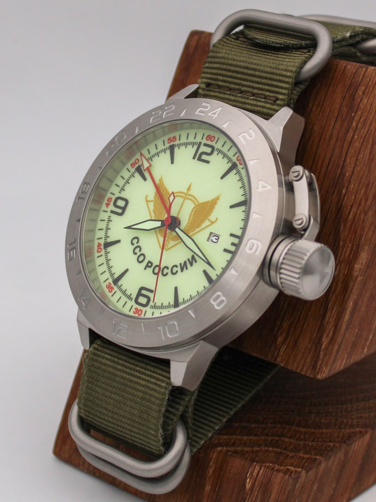 Часы ССО России механические с автоподзаводом (Seiko NH34A) 52.280.21