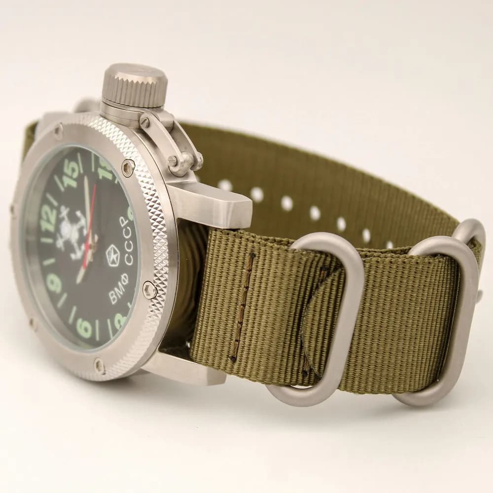 Часы наручные  ВМФ СССР  024.21  механические, механизм Ракета 2623Н