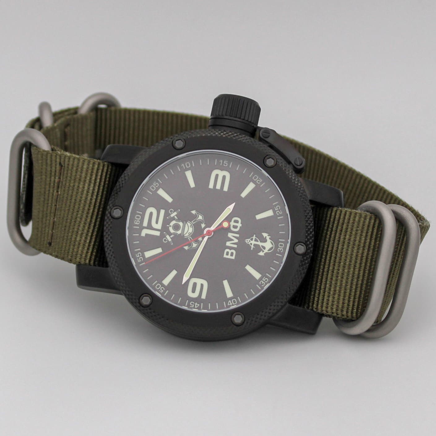 Часы ВМФ(с якорем) механизм Восток 2415.01