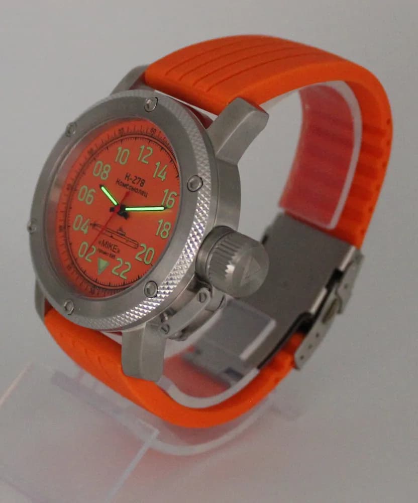 Часы К-278 / Комсомолец (Mike) 1043.15 механические с автоподзаводом (сапфировое стекло), механизм Восток 2431