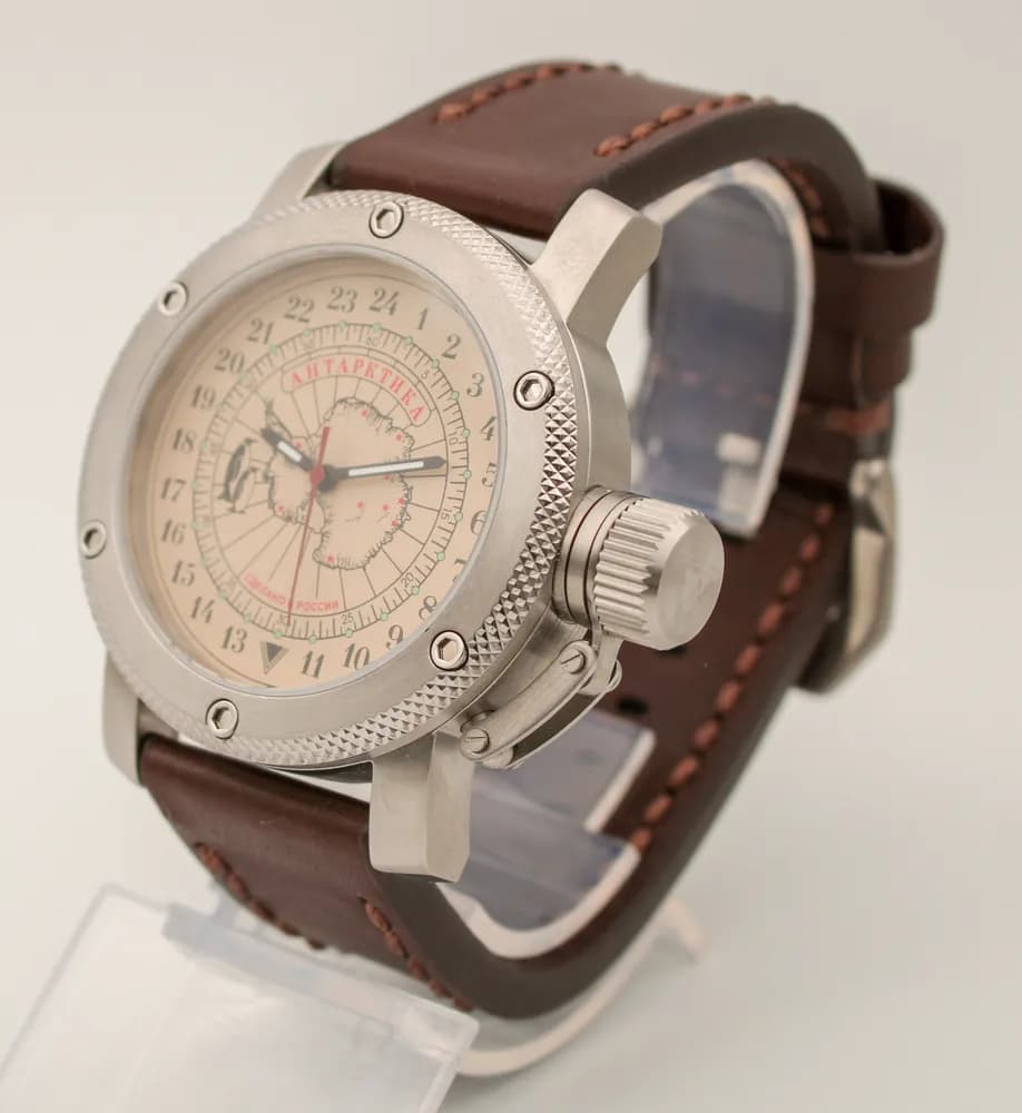 Часы Полярные / Антарктика 1137.02 механические с автоподзаводом (сапфировое стекло),  механизм Восток 2431