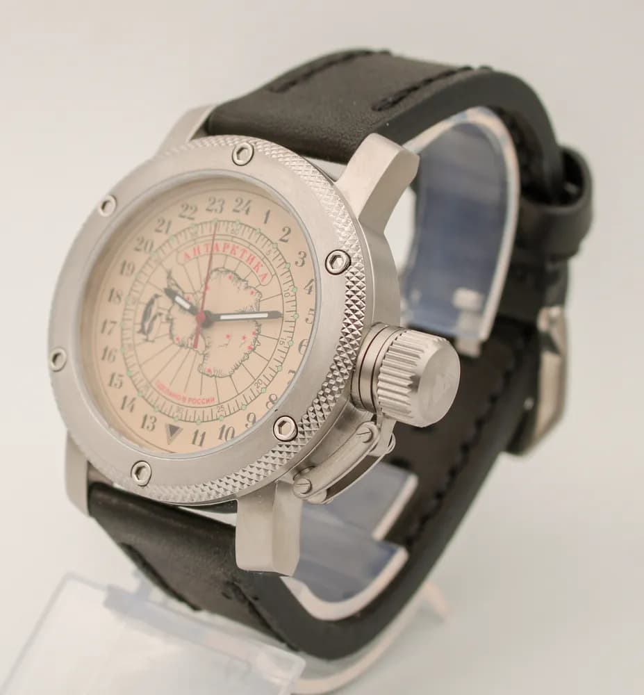 Часы Полярные / Антарктика 1137.01 механические с автоподзаводом (сапфировое стекло),  механизм Восток 2431