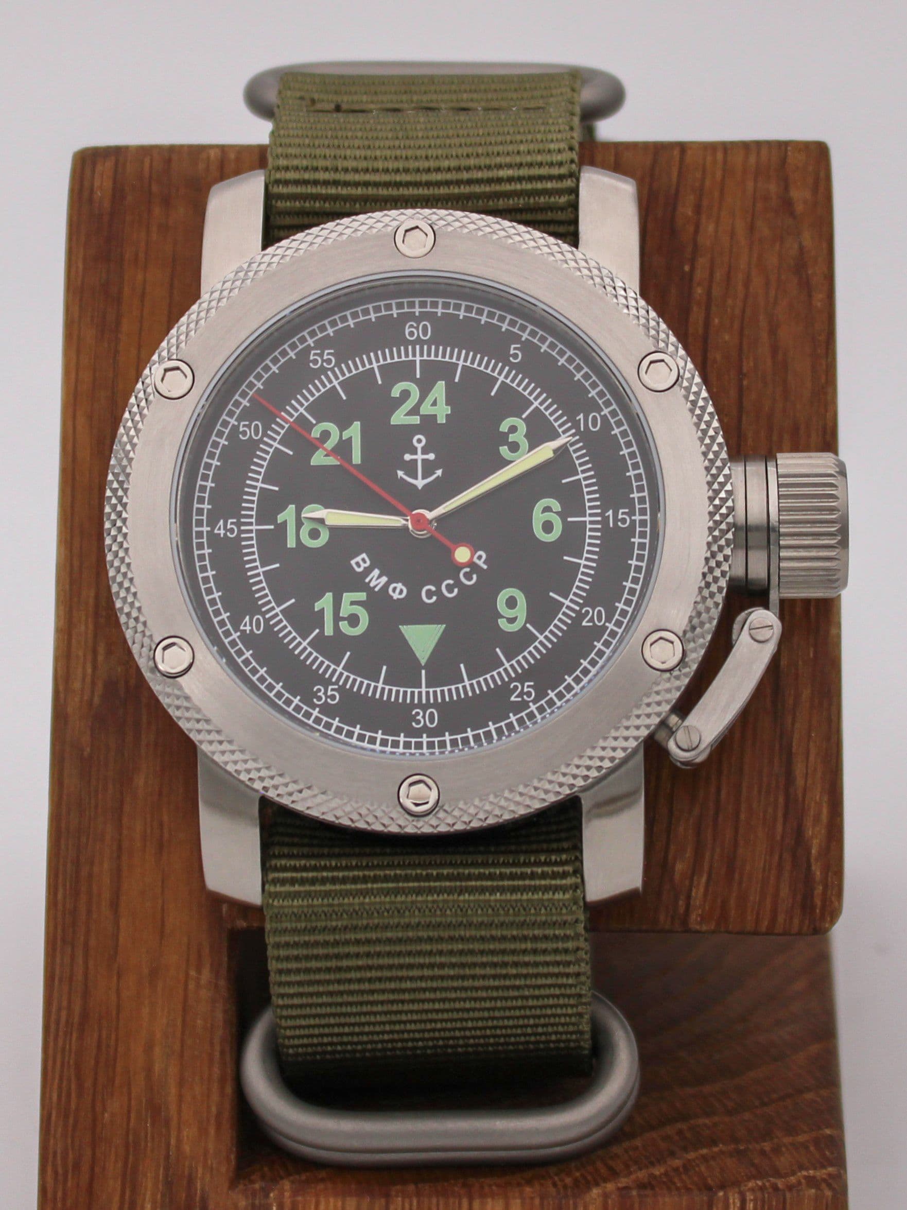 Часы ВМФ СССР механические с автоподзаводом (Восток 2431) 01.014.21